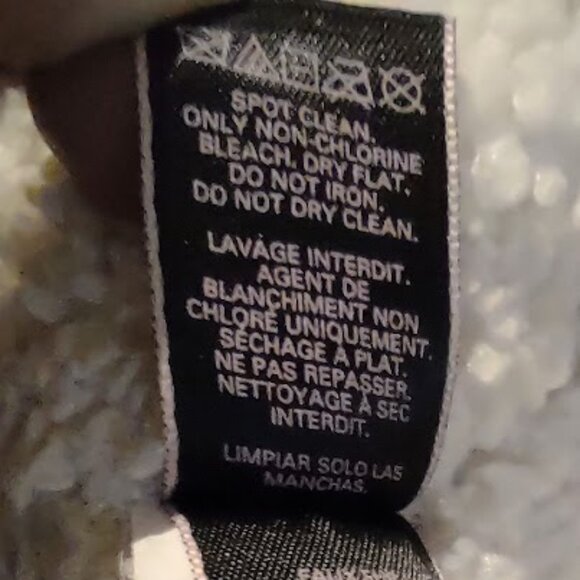 VICTORIAS SECRET BOOT SLIPPERS OFFWHITE FUZZY HARD BOTTOM SOLES SUPER SOFT M 7/8 - Picture 6 of 9